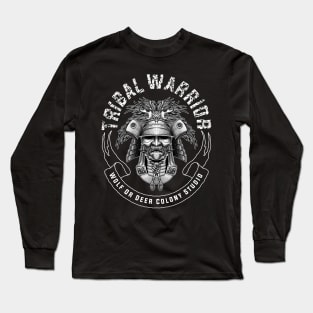 Samurai Warrior Head Long Sleeve T-Shirt